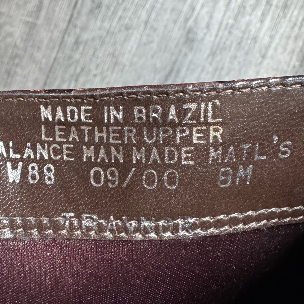 Bass Brown Leather Upper Shoes - Picture 6 of 6